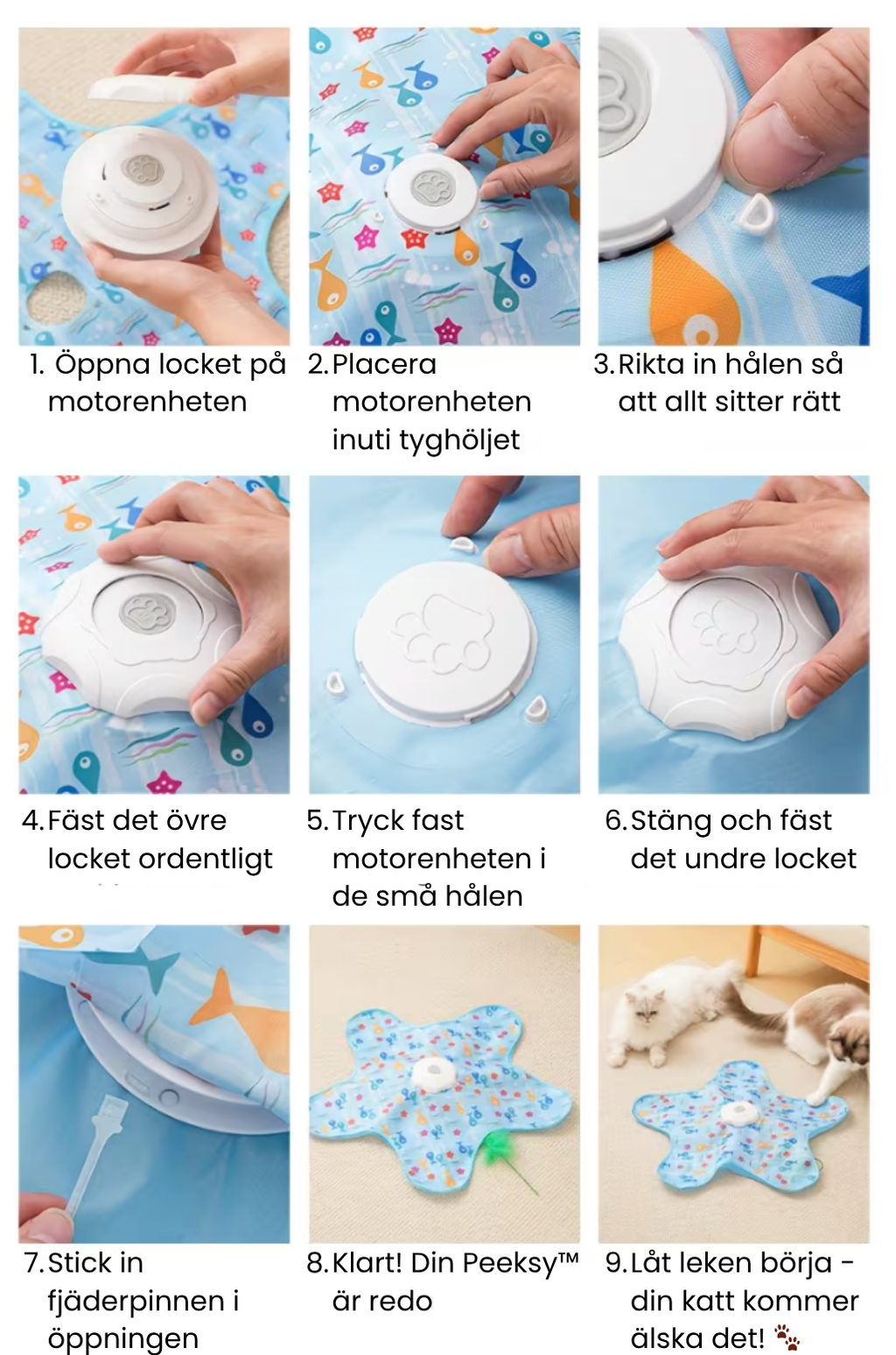 Peeksy Jaktleksak för Katter